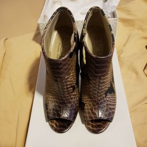 Snakeskin Print Rachel Roy Heels